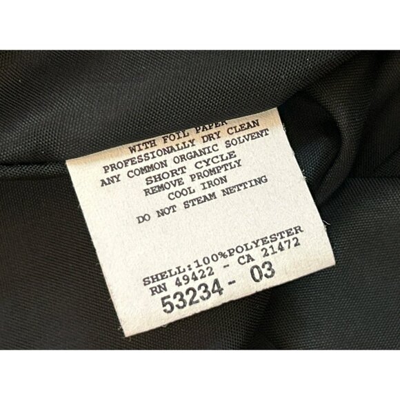 Vintage Jessica McClintock Black Cocktail Dress Bow Gem Belt Accent Sz 12 Y2K - Picture 6 of 9